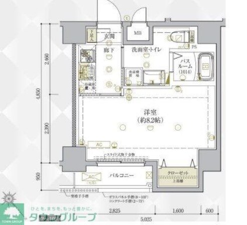 ベルシード王子の物件間取画像